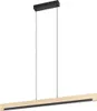 Eglo Luce a sospensione LED Camacho nero-marrone 110 x 6 cm Anteprima dell’immagine prodotto 1