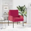 vidaXL Sofas mit Kissen 55cm Weinrot Sperrholz Produktbild-Vorschau 3