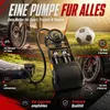 Fahrradpumpe Alle Ventile Fußpumpe Luftpumpe Fahrrad Auto Produktbild-Vorschau 6
