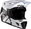A white and black motocross helmet. Produktbild-Vorschau