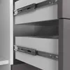 Stilvolle Kommode K45 mit Stauraum in Weiß und Graphitgrau Produktbild-Vorschau 4