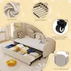 okwish Schlafsofa Daybett 90x200cm mit Ausziehbarem Produktbild-Vorschau 9