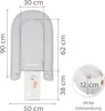 Baby Nestchen Neugeborene Kokon Nest tragbar 90x50 cm Produktbild-Vorschau 3