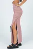 ASKSA Femme Sexy Maxi Jupe Jupe avec fente Taille haute Voir les images du produit 3