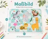Safari Bastelunterlage 45 x 65 cm – abwischbare Produktbild-Vorschau 2
