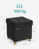 SONGMICS Sedací stolička, 37L, skládací sedací truhla, Náhled obrázku produktu 5