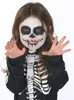 Halloween-kostuum: skeletmeisje, zwart-wit - maat 134/140 Productafbeelding-voorbeeld 3