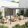 sweeek - Pergola 3x4m Aluminium und Polycarbonat + Produktbild-Vorschau 3