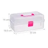 Relaxdays Aufbewahrungsbox 9 Fächer, Sortierbox Produktbild-Vorschau 4