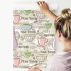 10m VLIES WALLPAPER rotolo sala da pranzo tè caffè tazze Anteprima dell’immagine prodotto 3