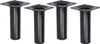 Schwarze Möbelbeine 4er Set rund ø 30mm Möbelfüße 100mm Produktbild-Vorschau 1