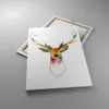 Bild auf Leinwand - Leinwandbild - Einteilig - Deer Produktbild-Vorschau 2