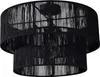 Urban Interiors - Deckenleuchte - Diro schwarz Jute - Ø45 Produktbild-Vorschau 1