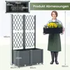 Pflanzkasten mit Rankgitter, selbstbewässernd, 80 x 40 x Produktbild-Vorschau 2