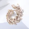PINETS Brosche Kranz Blatt Strass Blume Geschenk Produktbild-Vorschau 7