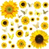 Sonnenblumen-Wanddekoration – 27 Stück Produktbild-Vorschau 1