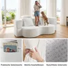 Sofa 3-Sitzer mit Schlaffunktion, 196 cm Komfortables Produktbild-Vorschau 8