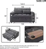Merax Schlafsofa mit Ausziehfunktion, Verstellbarer Produktbild-Vorschau 8