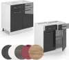 Meuble cuisine Vicco Fame-Line Anthracite Haute brillance Voir les images du produit 5