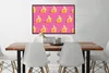 MuchoWow® MuchoWow® Gerahmtes Poster Banane - Muster - Rosa Produktbild-Vorschau 2