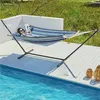 Yaheetech Hängematte Hammock mit Gestell & Kissen XXL Produktbild-Vorschau 4