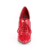 DOMINA-460 elegante Devious High Heels Oxford Pumps rot Produktbild-Vorschau 4
