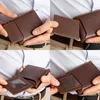 Geschenkset für Herren - aus Kunstleder, schwarz Gürtel mit Produktbild-Vorschau 10