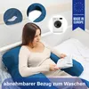 schwangerschaftskissen stillkissen xxl Seitenschläferkissen Produktbild-Vorschau 4