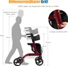COSTWAY Aluminium Rollator, Reiserollator faltbar, Produktbild-Vorschau 5
