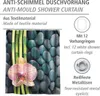 WENKO Duschvorhang Mod. Spa, Textil (Polyester), 180 x 200 Produktbild-Vorschau 2