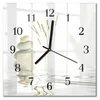 Tulup Glasuhr Wanduhr Küchenuhr Echt-Glas 30x30 cm Modern Produktbild-Vorschau 1