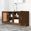 vidaXL Kredens brązowy dąb 120x30,5x70 cm materiał Podgląd zdjęcia produktu 3