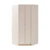 Eckschrank ALEX 95x195 cm, Kleiderschrank mit 2 Türen & 2 Produktbild-Vorschau 4