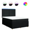 Boxspringbett mit Matratze Schwarz 140x200 cm Stoff, Produktbild-Vorschau 2
