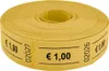 CombiCraft Gelbe Euro-Wertmarken Rolle – 1,00 € - 5 Rollen Produktbild-Vorschau 3