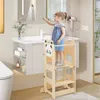 Lernturm Lernstuhl mit Kreidetafel 2 in 1 Küche Learning Produktbild-Vorschau 7