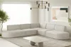 Ecksofa Designersofa PALMA in Stoff Scala Sand Seite Produktbild-Vorschau 1