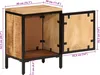 vidaXL Noční stolek 40x30x52,5 cm Hrubé masivní dřevo mango Náhled obrázku produktu 7