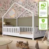 Crazy Pine Hausbett 120x200 cm – Kinderbett aus Naturholz Produktbild-Vorschau 23