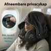 FLOWZOOM COMFY Reisnekkussen met capuchon, traagschuim, Productafbeelding-voorbeeld 2