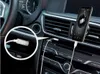 A close-up view of a car's interior dashboard, showing a smartphone connected to the car's audio system via an AUX cable. Produktbild-Vorschau