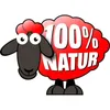 A cartoon sheep with a red cloud behind it containing text. Produktbild-Vorschau