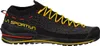 Schwarz-gelbe Zustiegsschuhe "TX2 Evo" von La Sportiva; mit rutschfester Sohle und schnürbarem Design. Produktbild-Vorschau