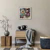 Gerahmtes Poster - Rahmen in heller Eiche - Graffiti modern Produktbild-Vorschau 7
