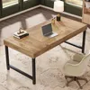 A home office setup with a desk, chair, and lamp. Voir les images du produit