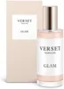 A bottle of VERSET Glam perfume and its packaging are displayed against a white background. Voir les images du produit