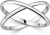MATERIA Damen Ring 925 Sterling Silber Wickelring breit Produktbild-Vorschau 4