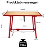 Stół warsztatowy Wiltec 120 x 62,5 x 83 cm składany, Podgląd zdjęcia produktu 9