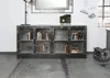 MASSIVMOEBEL24 Sideboard Mango 180x40x90 grau lackiert Produktbild-Vorschau 2