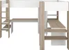 Lit d'angle double avec espace de rangement & bureau - 2 x Voir les images du produit 16